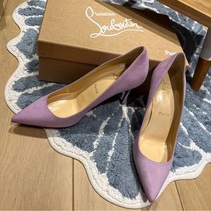 New Christian Louboutin so Kate 85 Lilac suede 36